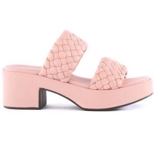 Seychelles Braided Platform Sandal - Blush